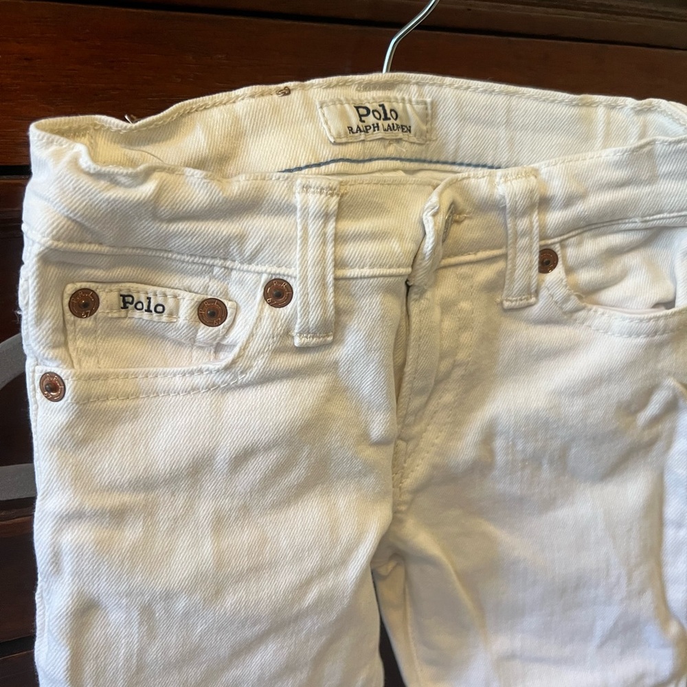 Polo RL kids denim, white